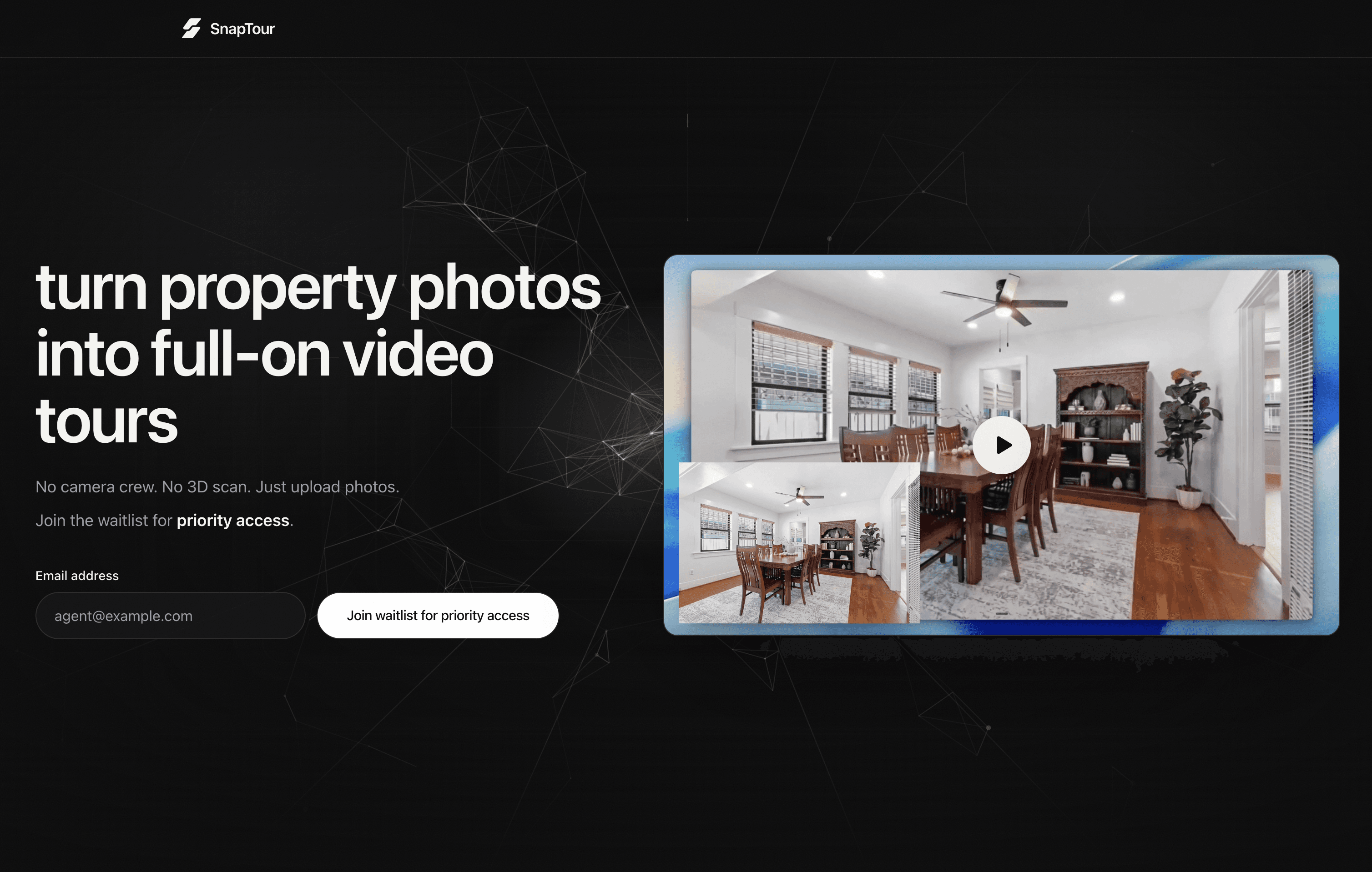 Screenshot of snaptour.app